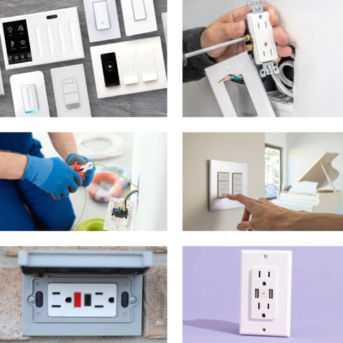 Electrical outlet and light switch upgrade services. Call 954-418-2355