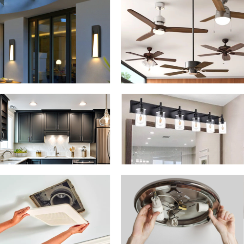 Ceiling Lights and Ceiling Fan Installation Service near me.